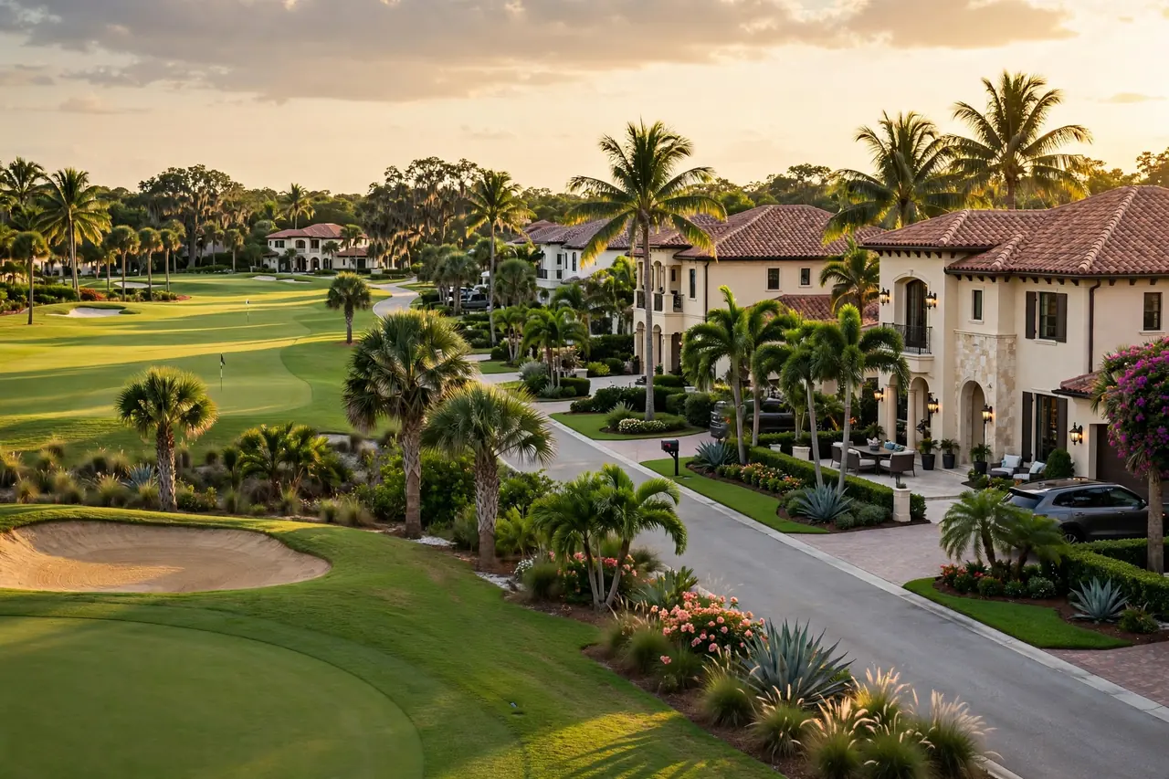 Upscale golf community homes in Riomar, Vero Beach FL